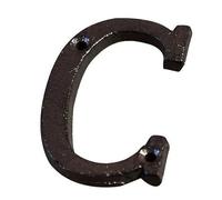 Lettres De L'alphabet En Métal, Chiffres A À Z 0 9, for Plaque Porte Maison Personnalisée, Boîte Aux Extérieure Rue, 1 Pièces(C)