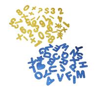 Lettres de l'alphabet en mousse autocollante et pailletée, 236 pièces de lettres en caoutchouc mousse autocollantes, lettres scintillantes pour sac d'école, autocollants de lettres en mousse