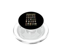 Lettres de l'alphabet pour Enfants - Sensibilisation à la santé mentale - Jaune PopSockets PopGrip pour MagSafe
