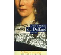 Lettres de Madame du Deffand, 1742-1780