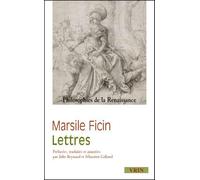 Lettres de Marsile Ficin (2010) Broché