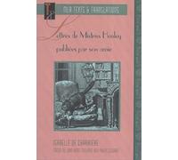 Lettres De Mistriss Henley Publiées Par Son Amie: Publiees Par Son Amie