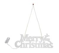 LETTRES DE NOËL LUMIÈRES LED SUSPENDU LAMPE DÉCORATIF À PILES DÉCORATIONS DE NOËL