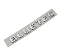 Lettres d'emblème Bluetec en ABS Noir 3D compatibles avec Mercedes Benz GSE ML 350 W166 E200 C220 GLk 250 W212 W221 W164 W251 Accessoires (Color : Chrome)