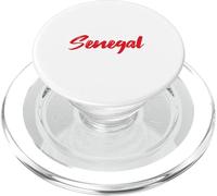 Lettres du Sénégal dans Une Jolie Police Rouge PopSockets PopGrip pour MagSafe