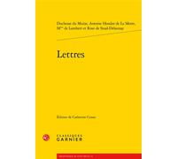 Lettres - Duchesse du Maine - Classiques Garnier - broché - Roman