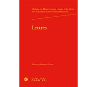 Lettres - Duchesse du Maine - Classiques Garnier - relié - Roman