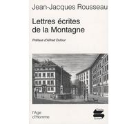 Lettres écrites de la Montagne