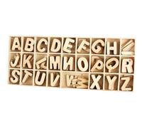 Lettres En Bois 2,3 Cm Coffret 130 Lettres - Megacrea Diy