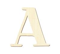 Lettres en contreplaqué - Magnolia - Peuplier - 3 mm, Bois, Großes A, 10 cm
