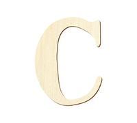 Lettres en contreplaqué - Magnolia - Peuplier - 3 mm, Bois, Großes C, 20 cm