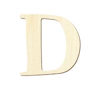 Lettres en contreplaqué - Magnolia - Peuplier - 3 mm, Bois, Großes D, 10 cm