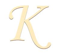 Lettres en contreplaqué - MT25-40 - En peuplier 3 mm , Verre, großes K, 40 cm
