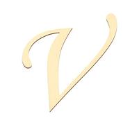 Lettres en contreplaqué - MT25-40 - En peuplier 3 mm , Verre, großes V, 40 cm
