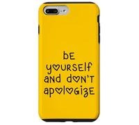 Lettres en Forme de cœur Be Yourself and Don't Apologize Coque pour iPhone 7 Plus/8 Plus