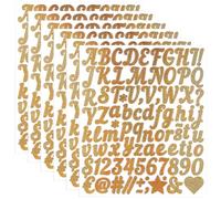 Lettres en vinyle manuscrites (dorées)