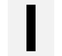 Lettres et chiffres autocollants noirs de 1,5 cm, étanche, pour l'intérieur et l'extérieur, numéro de maison, marquage de bateau, etc. (I)