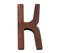 Lettres et chiffres en bois sculptés pour projets de décoration artisanale, décoration de maison, panneau mural, anniversaire, fête de mariage, panneaux, décoration de chambre et art mural (K)