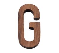 Lettres et chiffres en bois sculptés pour projets de décoration artisanale, décoration de maison, panneau mural, anniversaire, fête de mariage, panneaux, décoration de chambre et art mural (G)