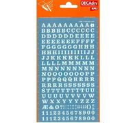 Lettres et chiffres transfert - Agipa - N°4 - Blanc - 6mm - Pochette 1 feuille