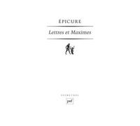 Epicure – Lettres et Maximes – Broché