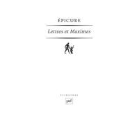 Epicure – Lettres et Maximes – Broché