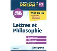 Lettres Et Philosophie - Première Année - Edition 2021