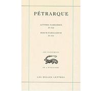 Lettres familières, tome II, Livres IV-VII