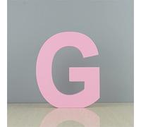 Lettres G en bois sur pied pour décoration murale pour enfants et bébés, chambre de fille, mariage, anniversaire, décoration d'intérieur
