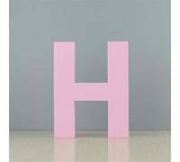 Lettres H en bois sur pied pour décoration murale pour enfants et bébés, chambre de fille, mariage, anniversaire, décoration d'intérieur