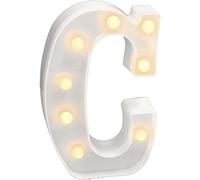 - Lettres Led Avec Lumières, Lettre C Avec Lumière Chaude Pour Décoration Et Ambiance, Éclairage De Nuit De Chevet, Anniversaires, Mariages, Vitrines. Fonctionnant Sur Batterie