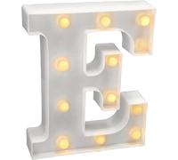- Lettres Led Avec Lumières, Lettre E Avec Lumière Chaude Pour Décoration Et Ambiance, Éclairage De Nuit De Chevet, Anniversaires, Mariages, Vitrines. Fonctionnant Sur Batterie