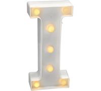 - Lettres Led Avec Lumières, Lettre I Avec Lumière Chaude Pour Décoration Et Ambiance, Éclairage De Nuit De Chevet, Anniversaires, Mariages, Vitrines. Fonctionnant Sur Batterie