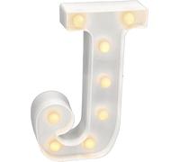 - Lettres Led Avec Lumières, Lettre J Avec Lumière Chaude Pour Décoration Et Ambiance, Éclairage De Nuit De Chevet, Anniversaires, Mariages, Vitrines. Fonctionnant Sur Batterie
