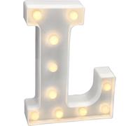 - Lettres Led Avec Lumières, Lettre L Avec Lumière Chaude Pour Décoration Et Ambiance, Éclairage De Nuit De Chevet, Anniversaires, Mariages, Vitrines. Fonctionnant Sur Batterie