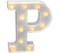 - Lettres Led Avec Lumières, Lettre P Avec Lumière Chaude Pour Décoration Et Ambiance, Éclairage De Nuit De Chevet, Anniversaires, Mariages, Vitrines. Fonctionnant Sur Batterie
