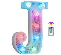 Lettres lumineuses à LED avec 18 couleurs changeantes en forme de licorne - Cadeau pour filles et femmes - Décoration de fête d'anniversaire - Veilleuse à distance - Décoration murale de Noël