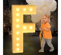 Lettres Lumineuses De Chapiteau De 4 Pieds For Décorations De Fête D'anniversaire Lettres De Chapiteau Géantes For Marry Me Wedding Baby Shower Anniversarty Party Decor(Color:Letter F,Size:100cm)