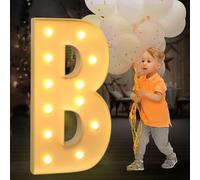 Lettres Lumineuses De Chapiteau De 4 Pieds For Décorations De Fête D'anniversaire Lettres De Chapiteau Géantes For Marry Me Wedding Baby Shower Anniversarty Party Decor(Color:Letter B,Size:120cm)