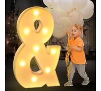 Lettres Lumineuses De Chapiteau De 4 Pieds For Décorations De Fête D'anniversaire Lettres De Chapiteau Géantes For Marry Me Wedding Baby Shower Anniversarty Party Decor(Color:Letter+,Size:70cm)