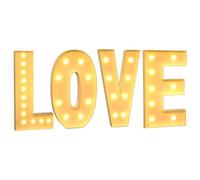 Lettres lumineuses géantes romantiques pour chapiteau pour anniversaire, Saint-Valentin, mariage, demande en mariage, 100 cm