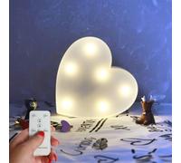 Lettres lumineuses LED avec télécommande pour décoration de nuit