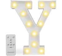 Lettres lumineuses LED avec télécommande pour décoration de nuit