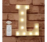 Lettres lumineuses LED avec télécommande pour décoration de nuit