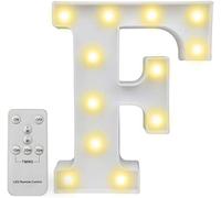 Lettres lumineuses LED avec télécommande pour décoration de nuit