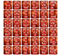 Lettres lumineuses personnalisées pour chapiteau - Lettres lumineuses à DEL pour chapiteau - 26 lettres de l'alphabet et 10 chiffres pour fête, anniversaire, bar, mariage - Décoration de Noël