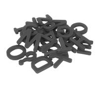 Lettres Magnétiques Alphabet en Mousse EVA Noir, 26 Pièces | Réutilisable, Aimant Puissant, pour Mémos et Documents, Usage en Classe ou Bureau, Pratique pour Éducateurs