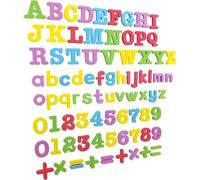 Lettres Magnétiques, Chiffres, Alphabet, Aimants pour Réfrigérateur, Ensemble De Jouets Éducatifs Éducatifs, Symboles Mathématiques Majuscules Minuscules, Aimants pour Réfrigérateur