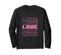 Lettres majuscules Love Repeat Manche Longue