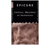 Epicure – Lettres, maximes et sentences